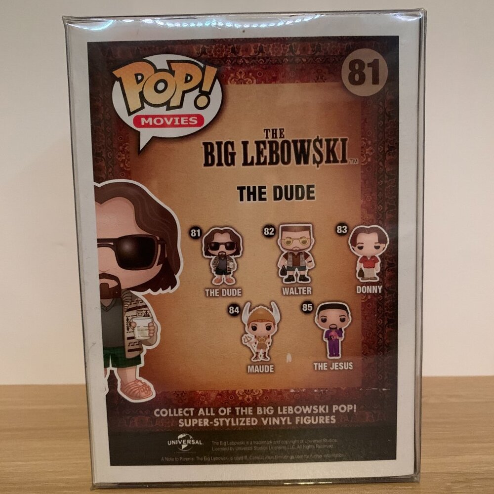 Funko Pop! The Big Lebowski: The Dude #81 (Vaulted) First Release! (2013) - Picture 2 of 2